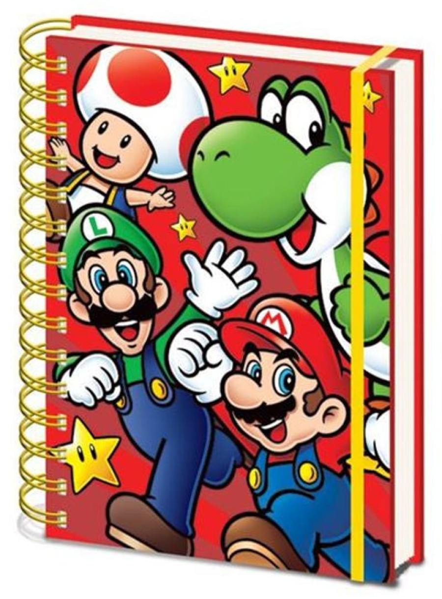 Popculture Super Mario Bro | Super Mario - Run - A5 Notebook