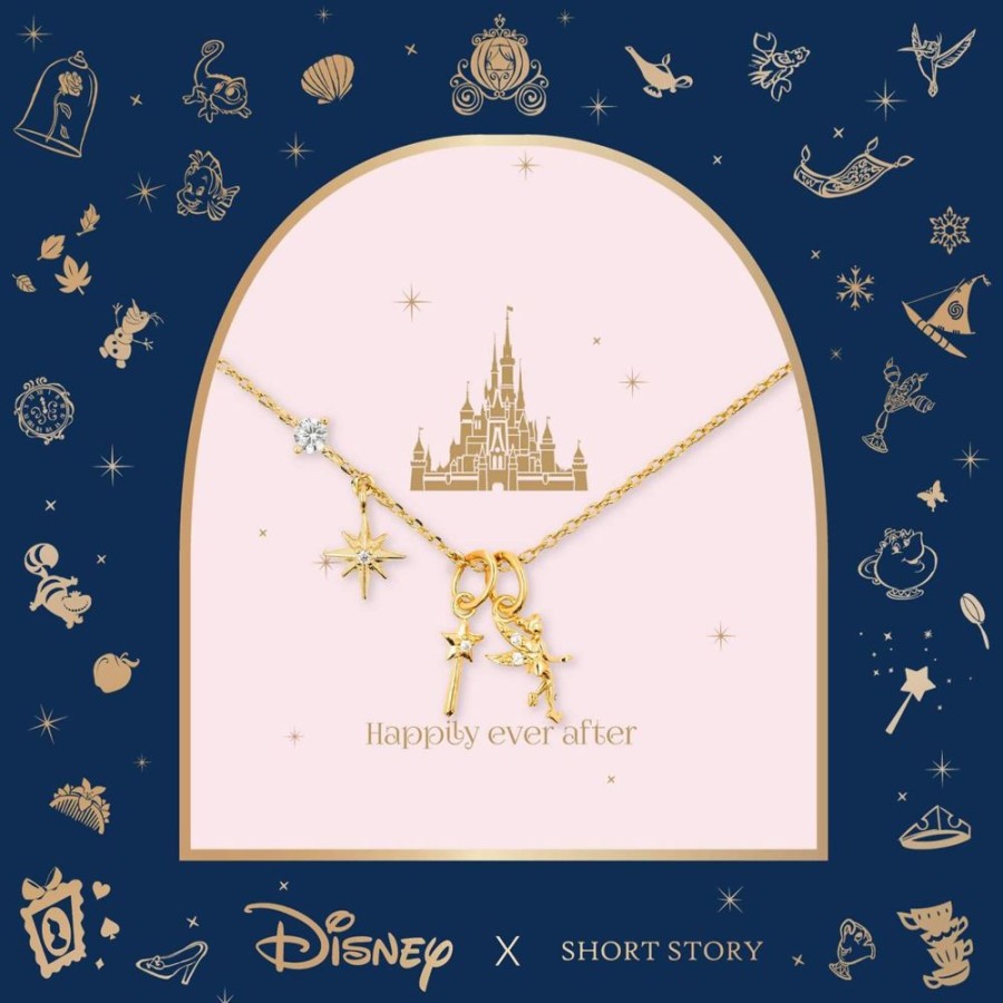 Fashion Disney | Disney - Peter Pan - Tinker Bell Necklace (Gold)