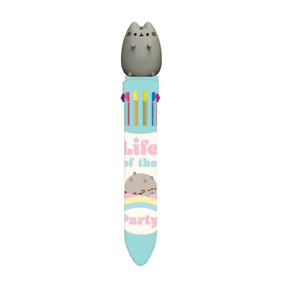 Stationery PUSHEEN | Pusheen Self Care Club: 10 Colour Pen With 3D Topper