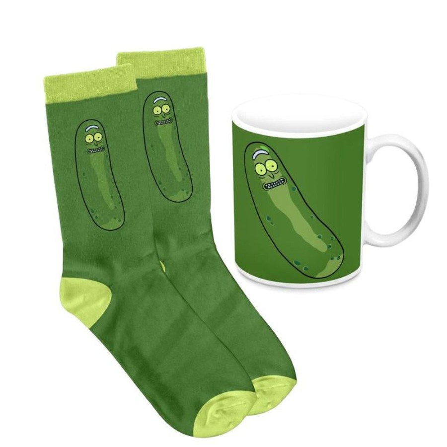 Popculture Rick and Morty | Rick & Morty - Pickle Rick Mug & Sock Gift Pack