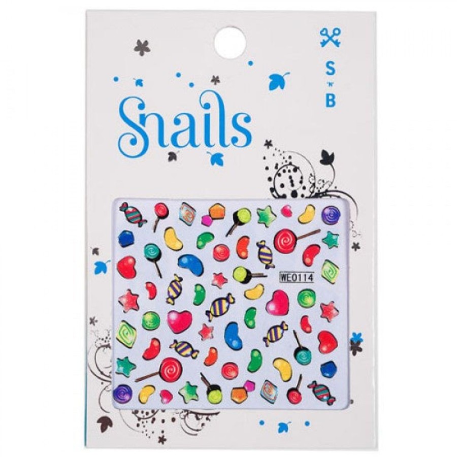 Fashion Snails | Snails Nail Polish Stickers - Candy Crush