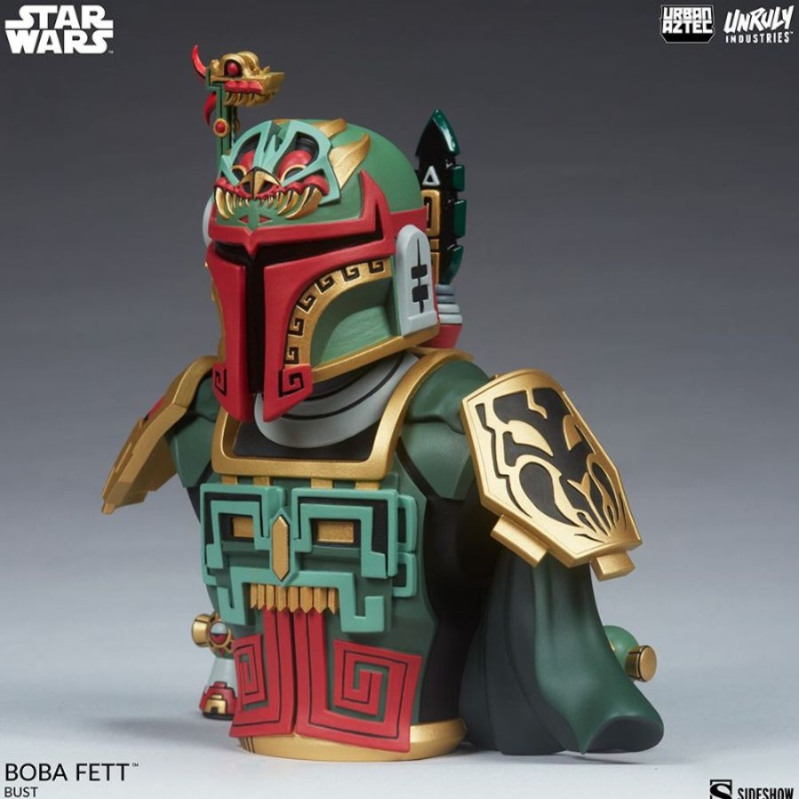 Popculture Unruly Industries | Star Wars - Boba Fett Bust By Jesse Hernandez