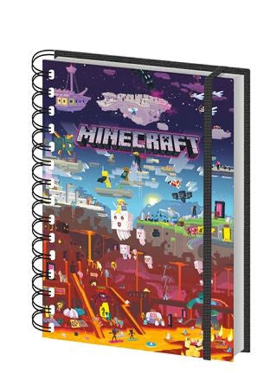 Stationery Minecraft | Minecraft - World Beyond - A5 Notebook