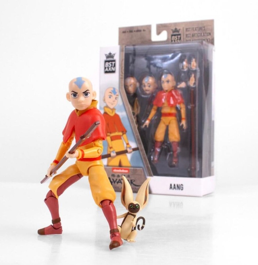 Toys BST AXN | Avatar: The Last Airbender - Aang (With Momo) Bst Axn 5 Action Figure