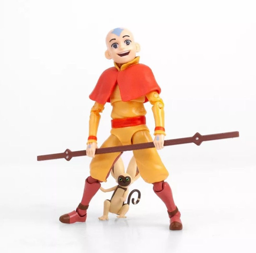 Toys BST AXN | Avatar: The Last Airbender - Aang (With Momo) Bst Axn 5 Action Figure