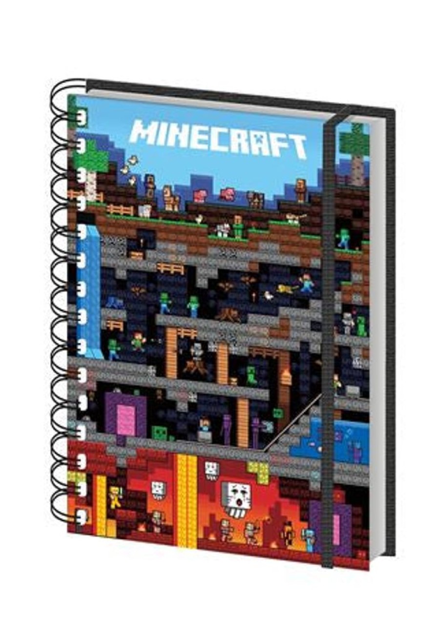 Stationery Minecraft | Minecraft - Worldly - A5 Notebook