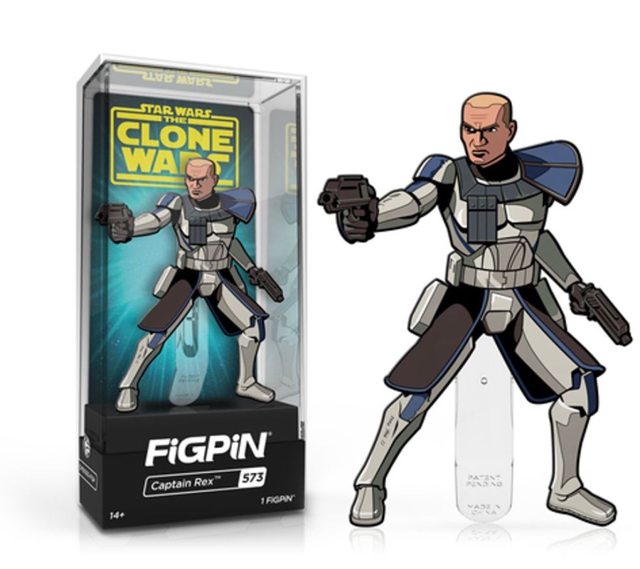 Popculture Star Wars | Star Wars: Clone Wars - Figpin - Captain Rex (No Helmet)