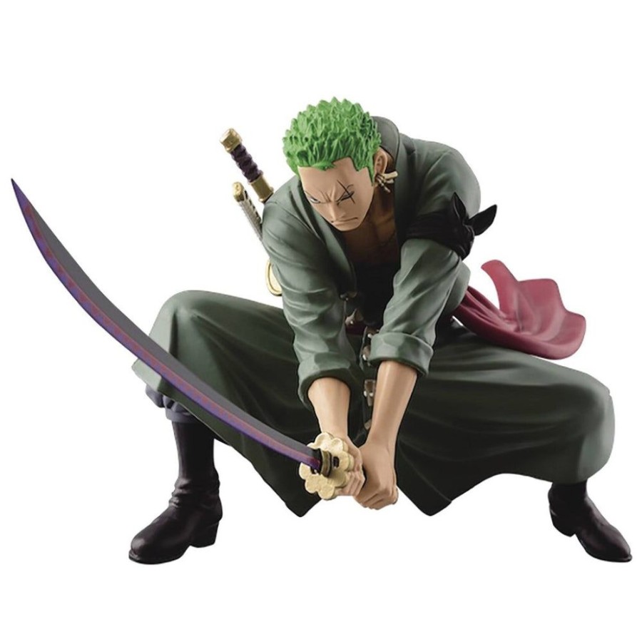 Anime One Piece | One Piece - Scultures Big World Figure Colosseum 4 - Roronoa Zoro Figure Vol. 3