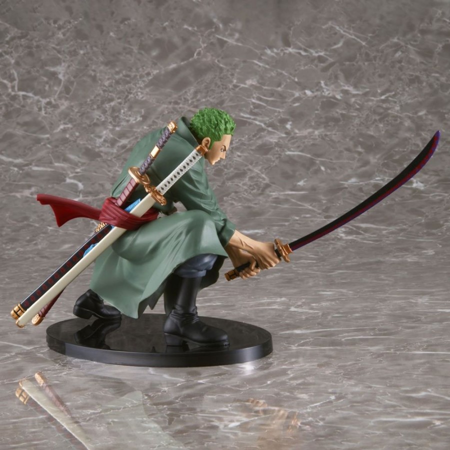 Anime One Piece | One Piece - Scultures Big World Figure Colosseum 4 - Roronoa Zoro Figure Vol. 3