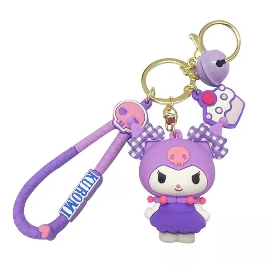 Anime Hello Kitty | Sanrio - Hello Kitty & Friends Plaid Bow Vinyl Keychain