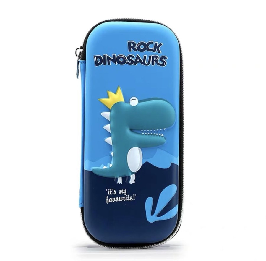 Stationery Minitopia | Rock Dinosaurs Hard Top Pvc Pencil Case