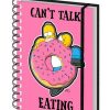 Stationery Super Mario Bro | The Simpsons - Can'T Talk, Eating - A5 Notebook