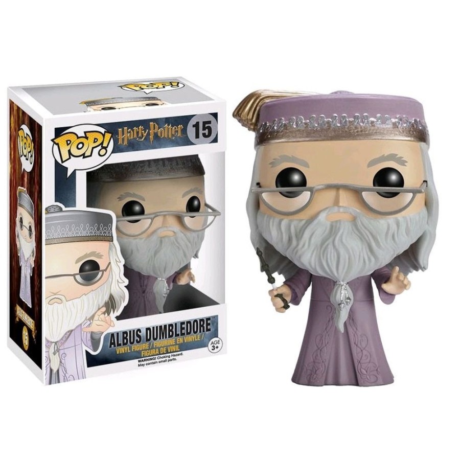 Popculture Funko | Harry Potter - Dumbledore With Wand Pop! Vinyl