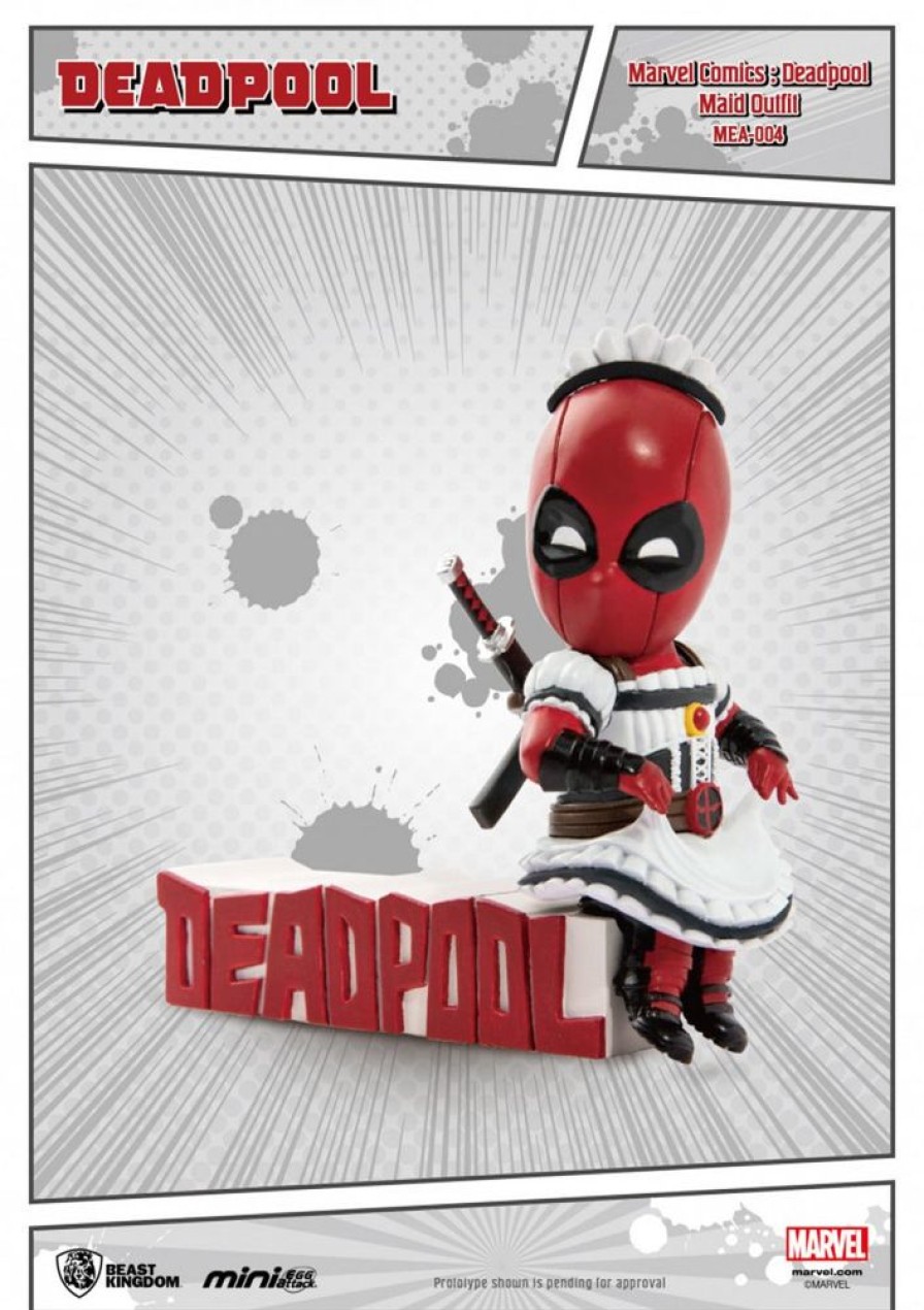 Popculture Beast Kingdom | Marvel Comics - Mini Egg Attack - Deadpool Maid Outfit