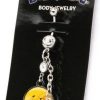 Anime Pokemon | Pokemon Earrings Pikachu Bold Dangle 14G 3/8