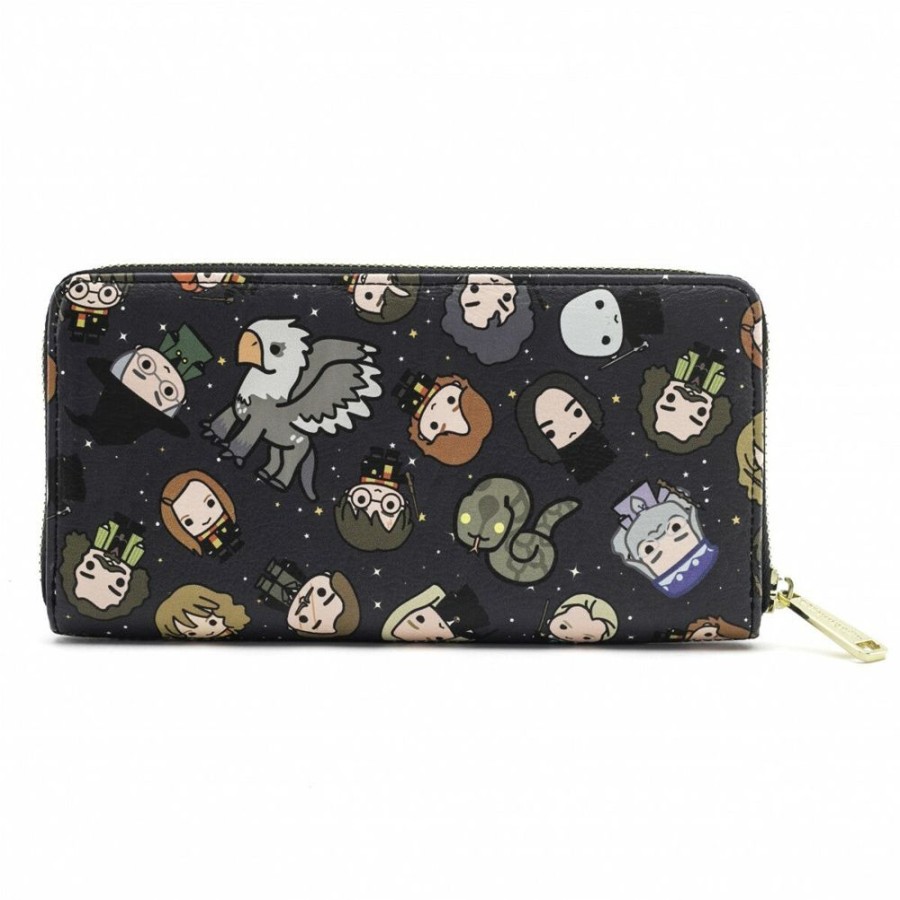 Loungefly Loungefly | Harry Potter - Chibi Print Zip Around Purse