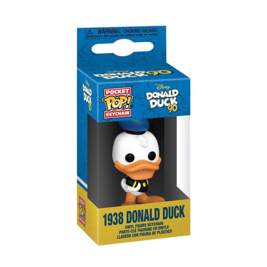 Fashion Funko | Donald Duck: 90Th Anniversary - Donald Duck (1938) Pocket Pop! Keychain