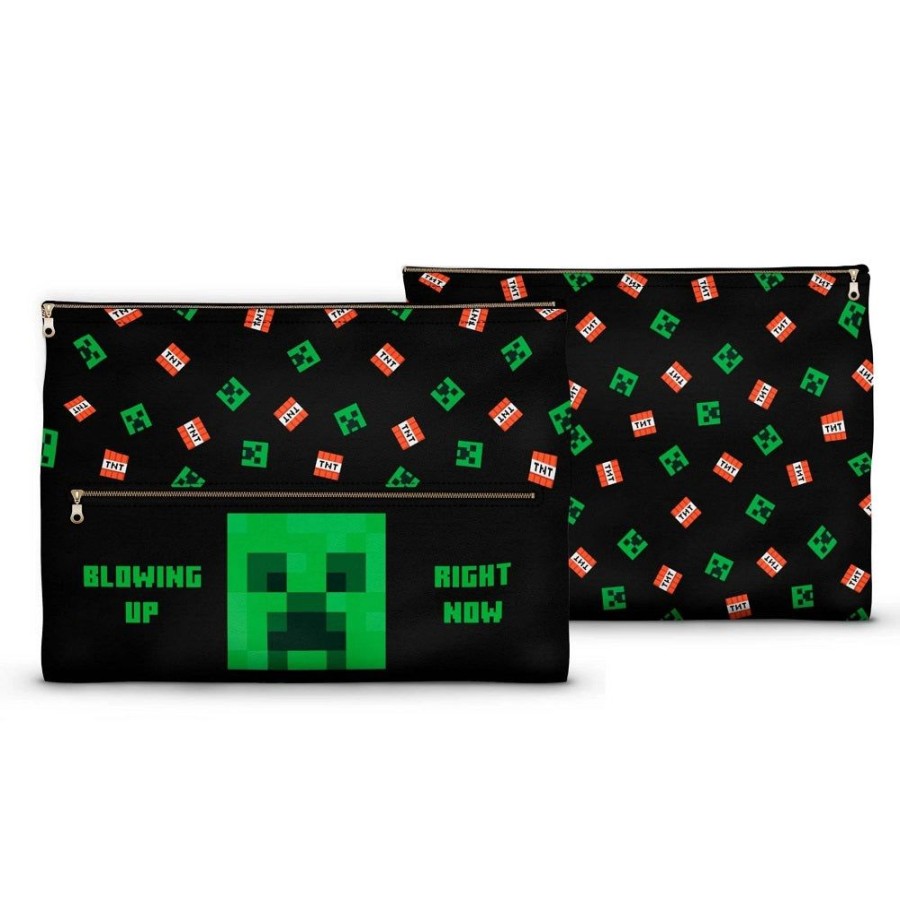 Stationery Minecraft | Minecraft - Blowing Up Jumbo Ipad Pencil Case