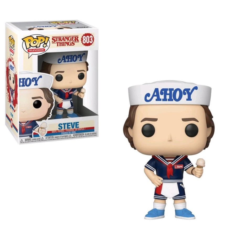 Popculture Funko | Stranger Things - Steve With Hat & Ice Cream Pop! Vinyl