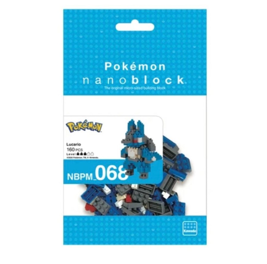 Toys kawada Pokemon Nanoblocks | Pokemon - Lucario Nanoblock