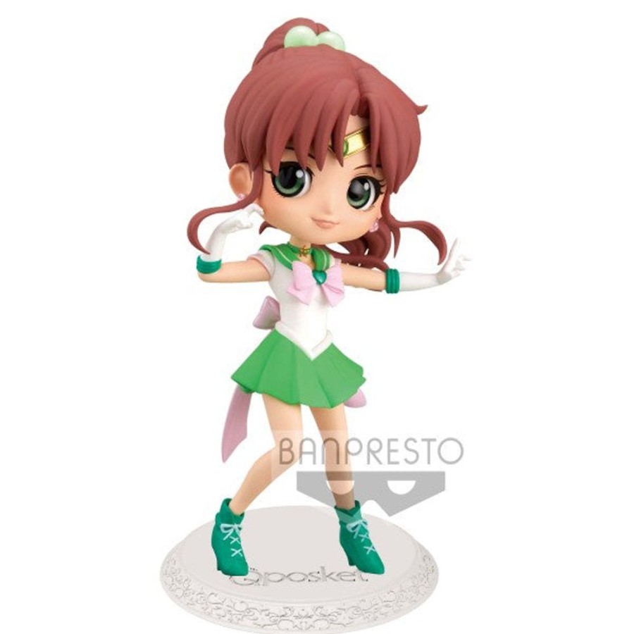 Anime QPosket Sailor Moon Figures | Sailor Moon Eternal - Q Posket - Super Sailor Jupiter - Version B: Pastel Colour