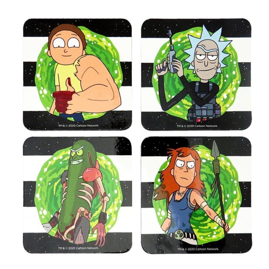 Popculture Rick and Morty | Rick And Morty Coasters (Set Of 4)