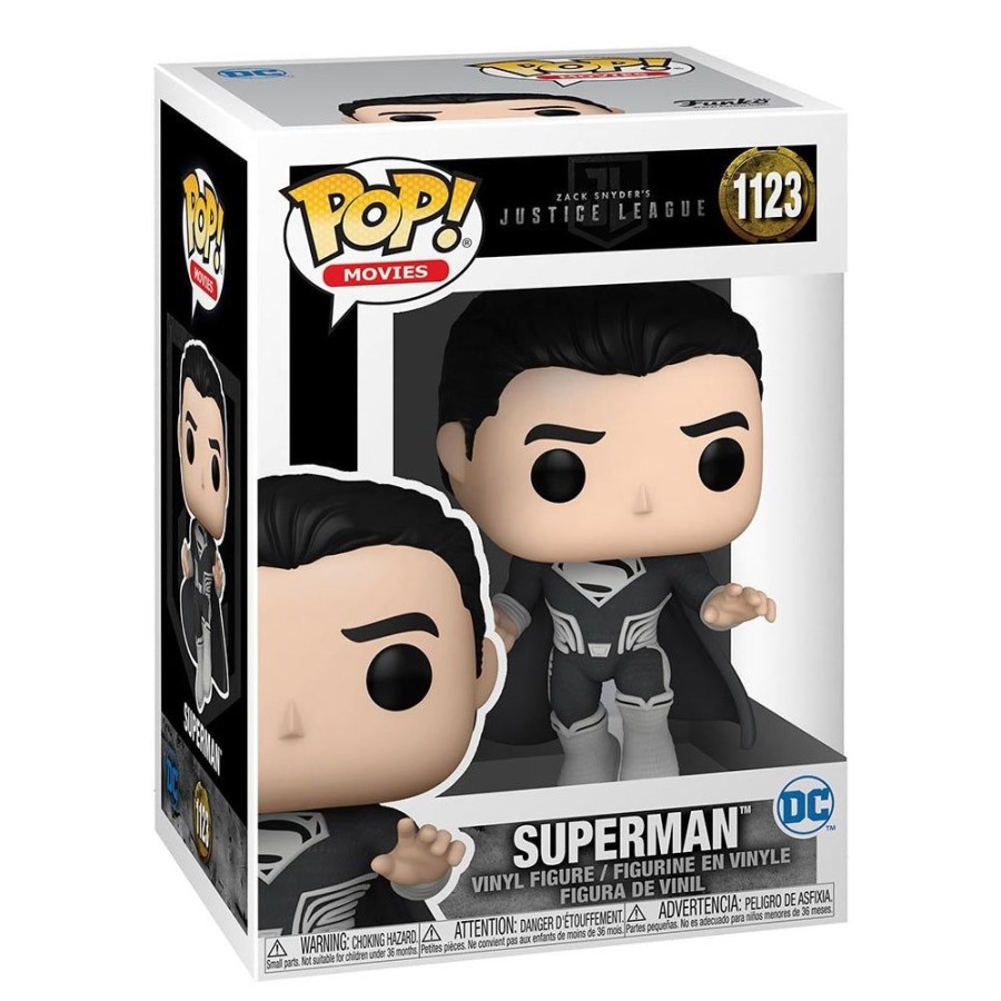 Popculture Funko | Justice League: Snyder Cut - Superman (Black Suit) Levitating Pop! Vinyl