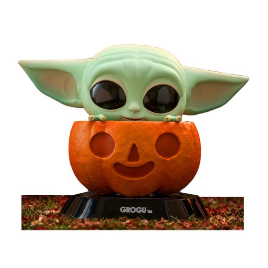 Popculture Star Wars | Star Wars: Mandalorian - Grogu In Pumpkin Cosbaby