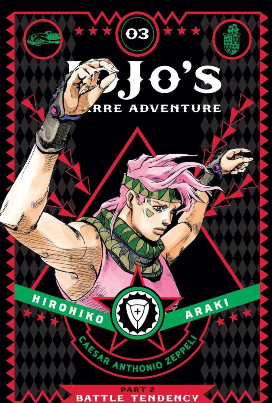 Anime JoJo's Bizarre Adventure | Manga - Jojo'S Bizarre Adventure: Part 2--Battle Tendency, Vol. 3