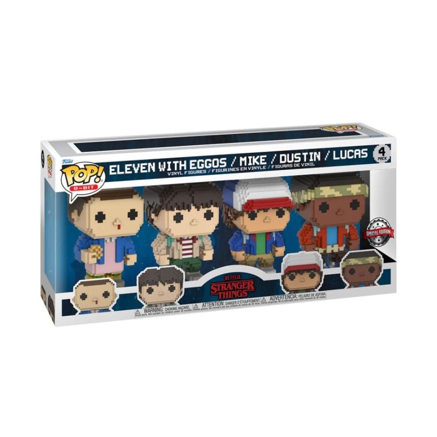 Popculture Funko | Stranger Things - 8-Bit Kids Pop! 4-Pack [Rs]