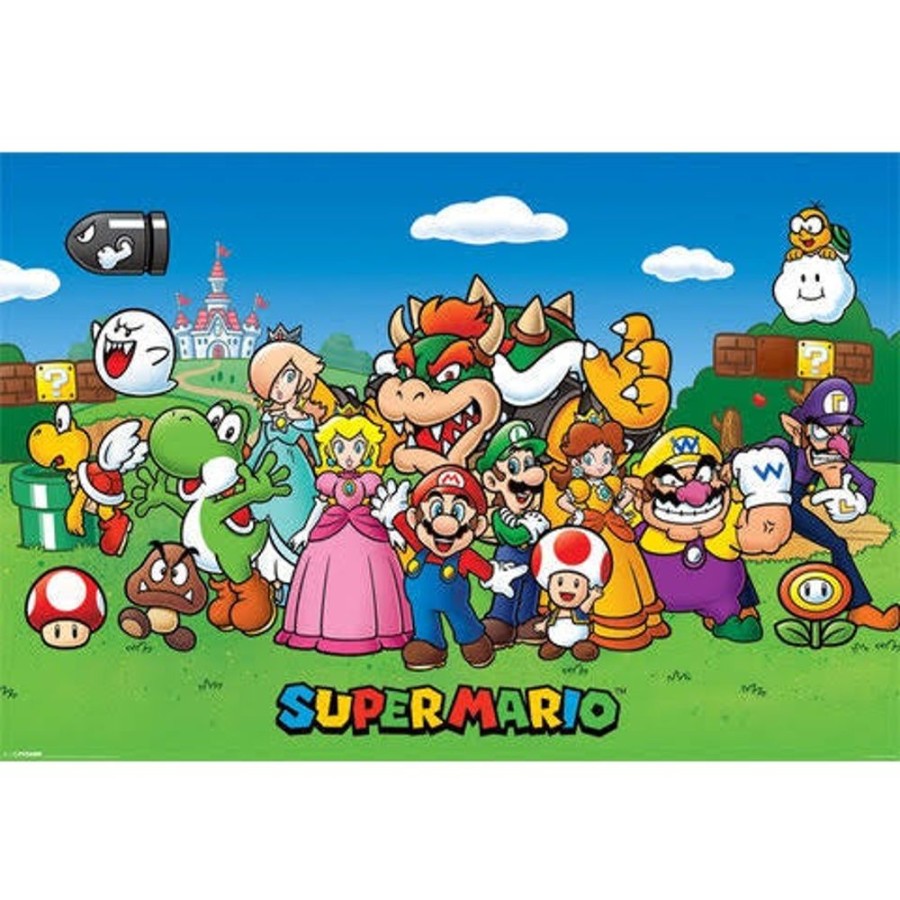 Popculture Super Mario Bro | Super Mario - Poster - Characters