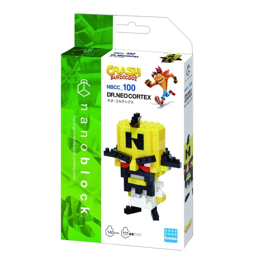 Toys kawada Nanoblocks | Crash Bandicoot - Dr. Neo Cortex Nanoblock