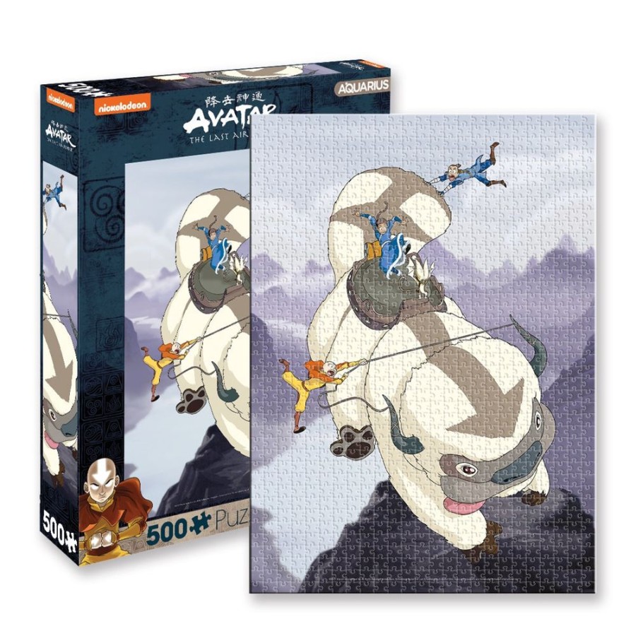 Games & Puzzles Aquarius | Avatar The Last Airbender Appa And Gang 500Pc Puzzle