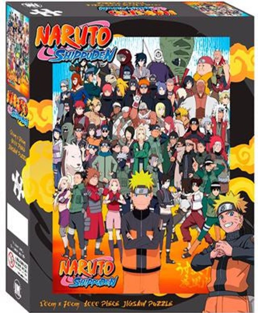 Games & Puzzles Naruto | Naruto Shippuden 1000Pc Jigsaw Puzzle - Cast Of Characters