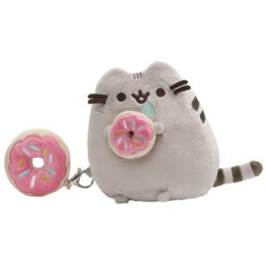 Fashion PUSHEEN | Pusheen With Donut Gift Set - Plush & Keychain