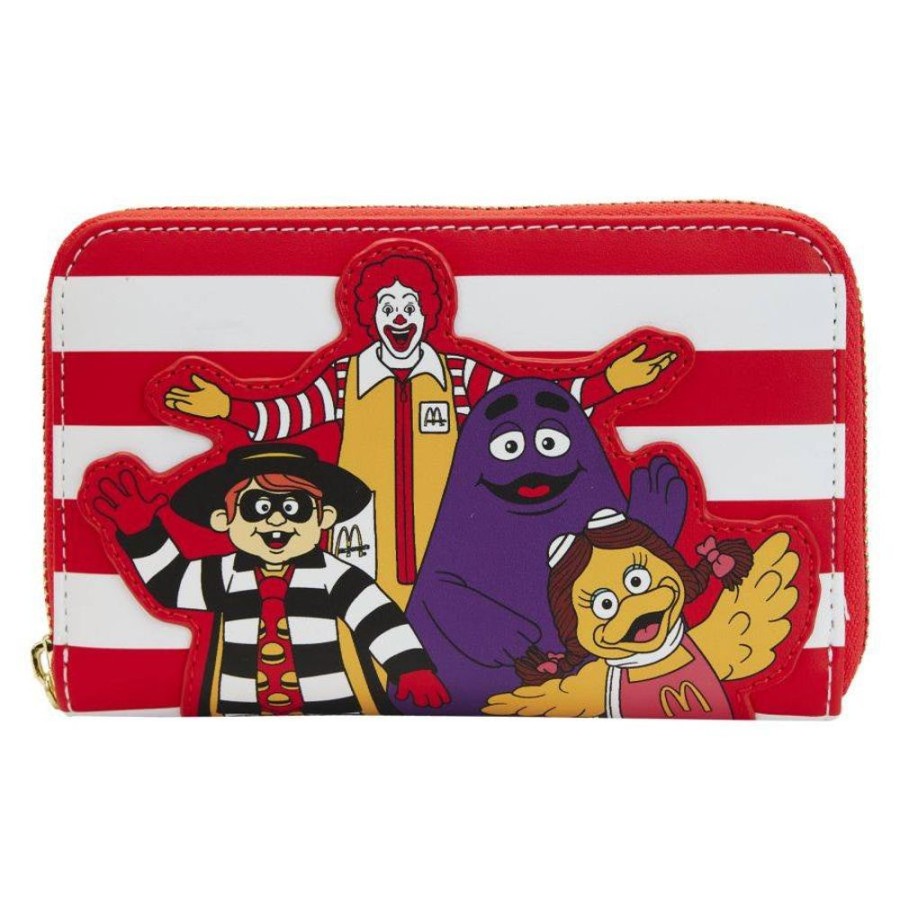 Popculture Loungefly | Mcdonald'S - Ronald Mcdonald And Friends Zip Around Wallet Purse