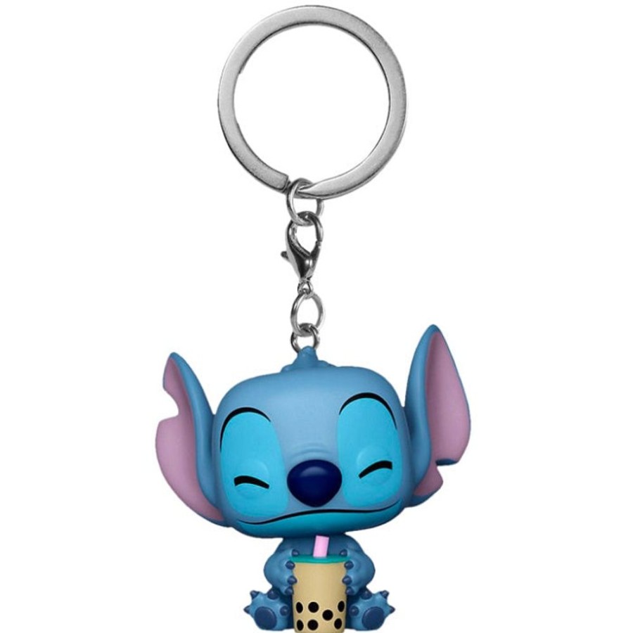 Popculture Disney | Lilo And Stitch - Stitch With Boba Pocket Pop! Keychain [Rs]