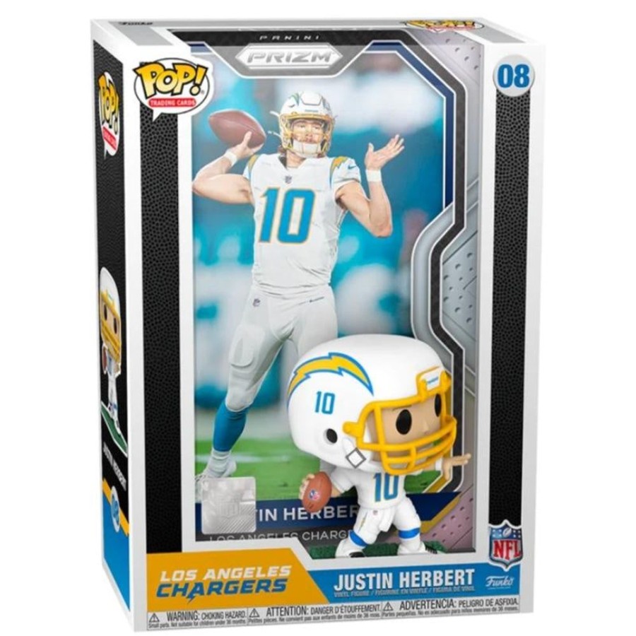 Games & Puzzles Funko | Nfl - Justin Herbert Pop! Trading Card