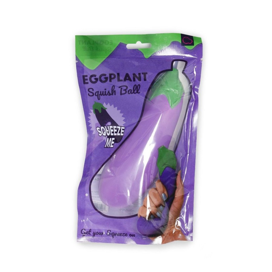 Toys Bubblegum Stuff | Bubblegum Stuff Eggplant Stress Ball