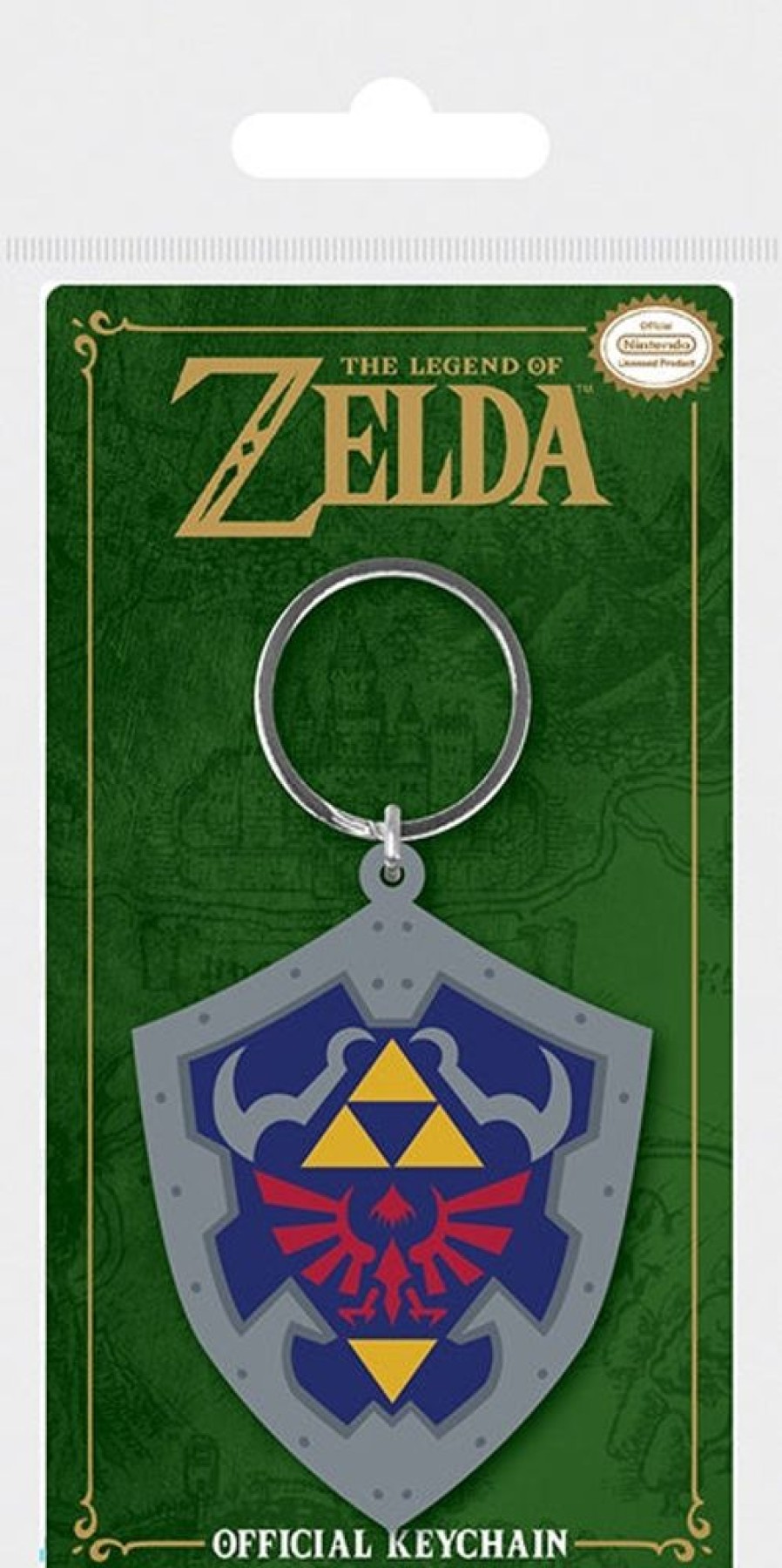 Popculture Nintendo | The Legend Of Zelda - Hylian Shield Rubber Keyring