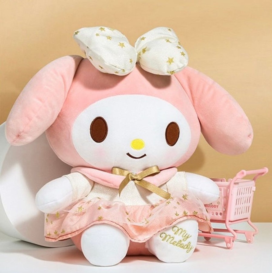 Anime Hello Kitty | Sanrio - My Melody 34Cm Plush (Gold Star Series)