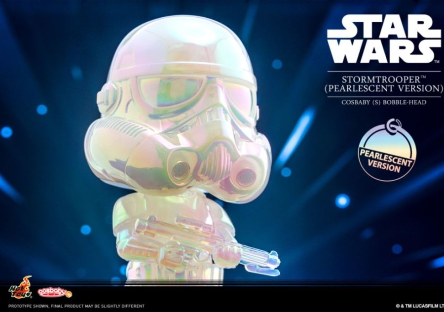 Popculture Hot Toys | Star Wars - Stormtrooper (Pearlescent) Cosbaby