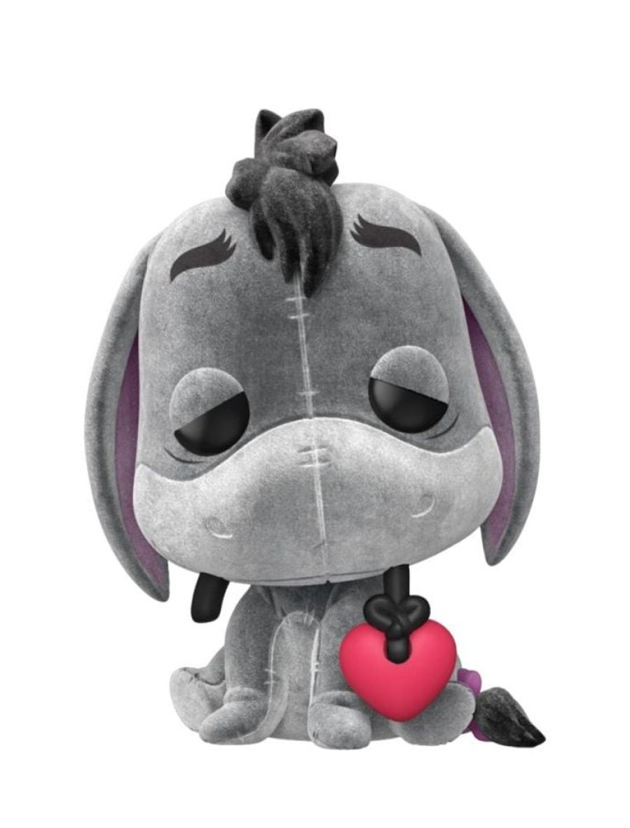 Popculture Funko | Winnie The Pooh - Eeyore With Heart Flocked Pop! Vinyl [Rs]