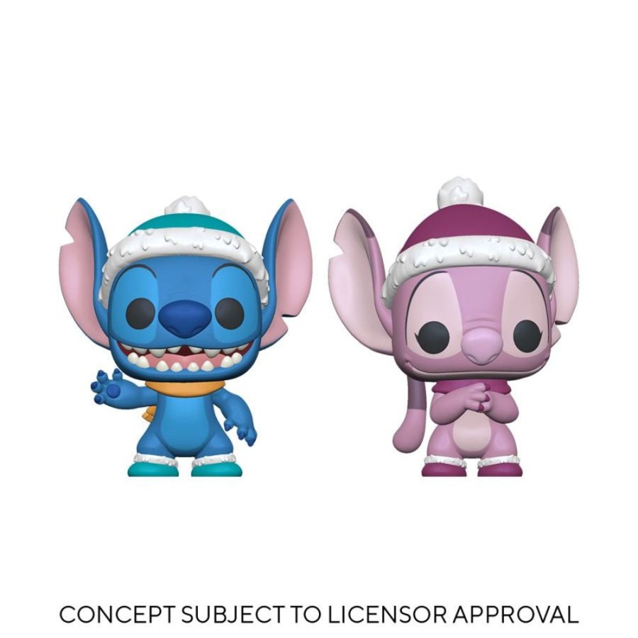 Popculture Funko | Lilo & Stitch - Winter Stitch & Angel (Holiday) Pop! Vinyl 2-Pack [Rs]