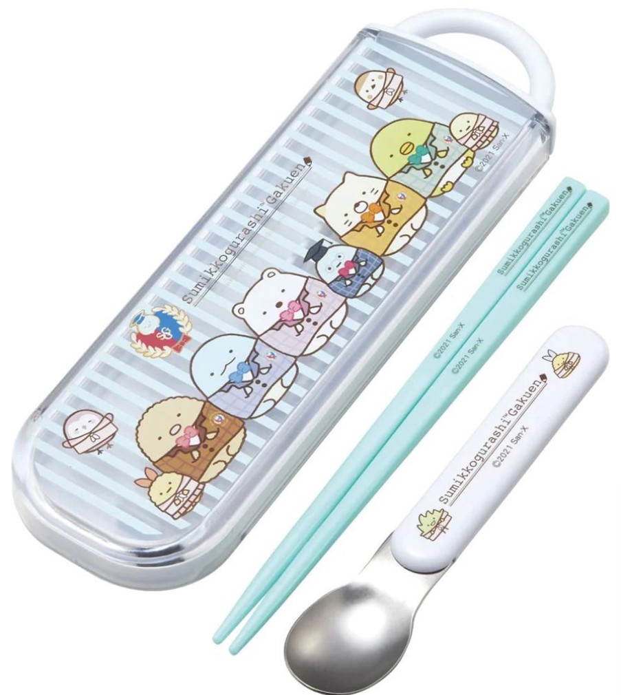 Anime Skater | Sumikko Gurashi Gakuen Slide Cutlery Trio Set