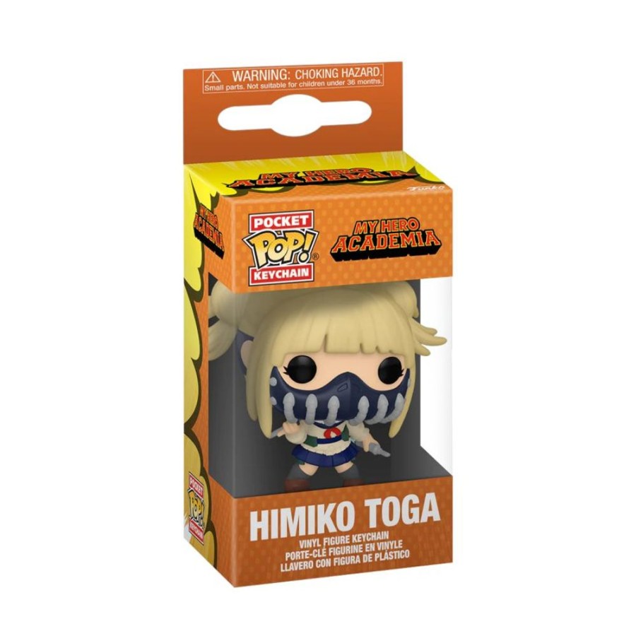 Anime Funko Keychains | My Hero Academia - Himiko Toga With Mask Pocket Pop! Keychain