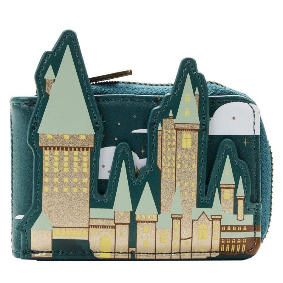 Popculture Loungefly | Harry Potter - Golden Hogwarts Accordion Purse