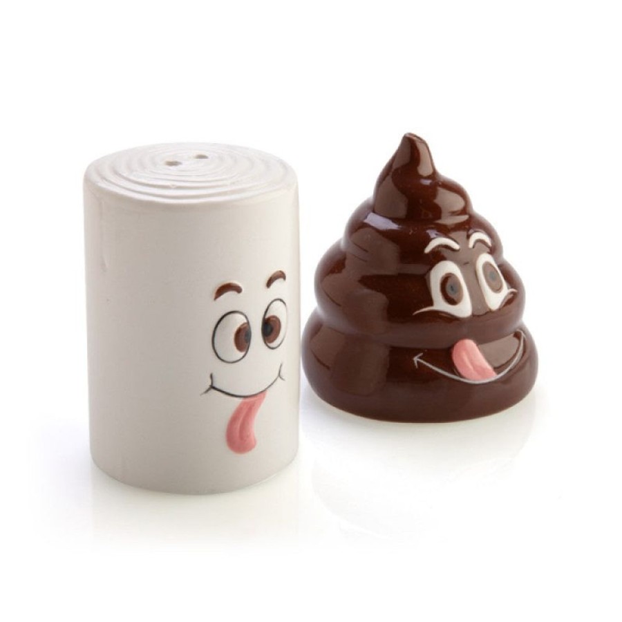 Toys MDI | Koolface Poo And Toilet Paper Salt & Pepper Set