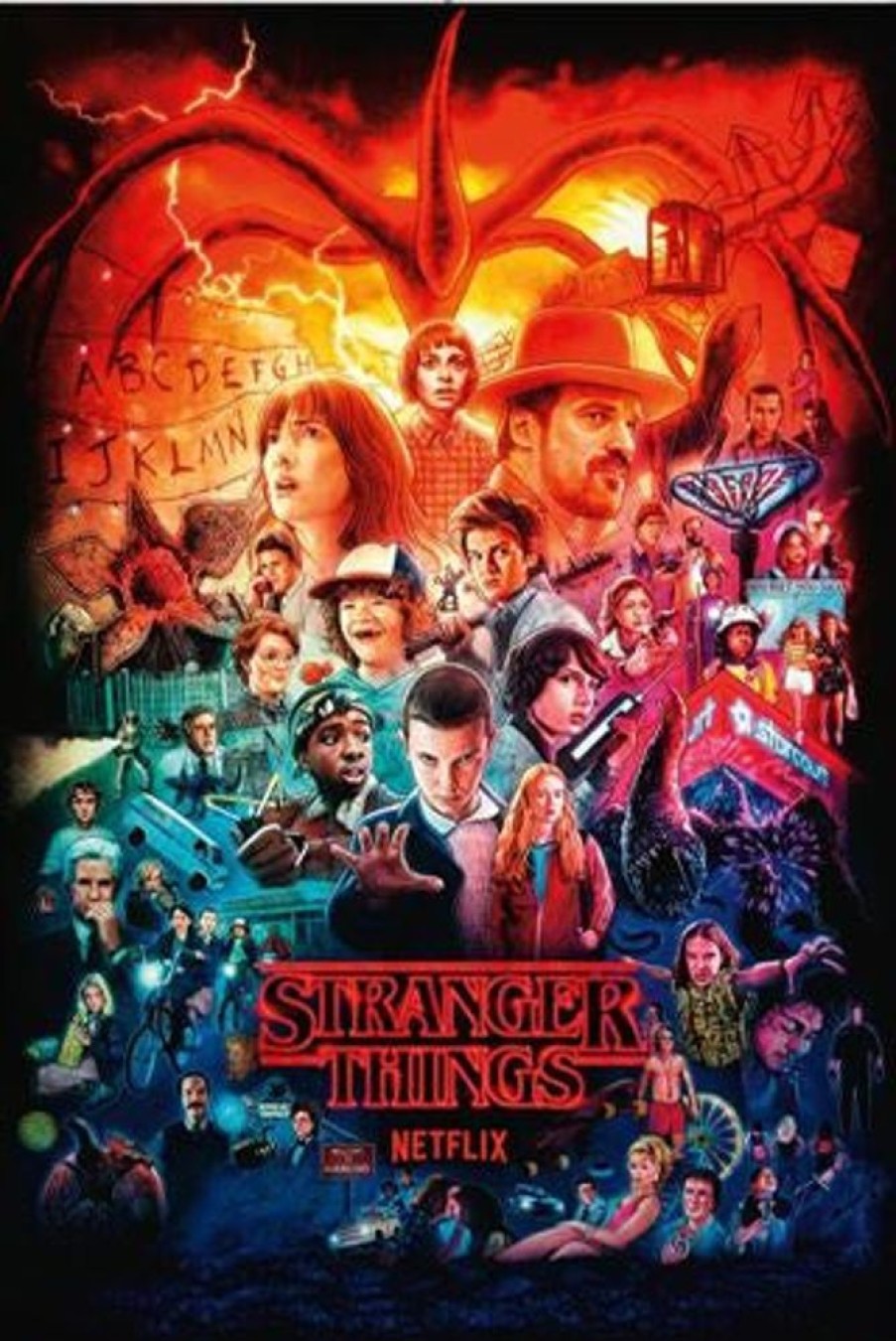 Popculture Stranger Things | Stranger Things - Seasons Montage Poster