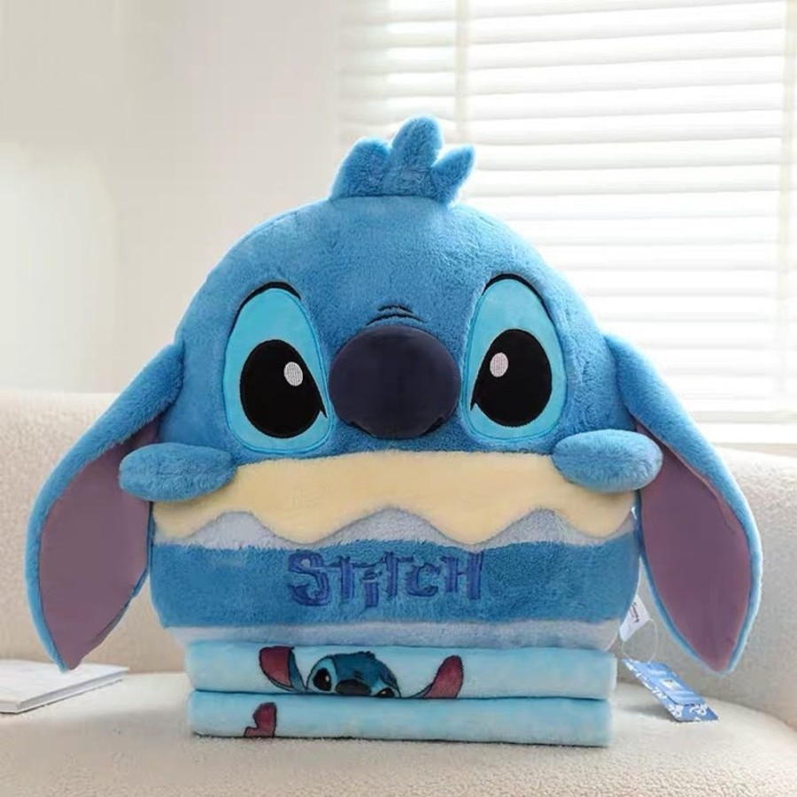 Popculture Disney | Disney - Stitch Plush Cushion With Blanket